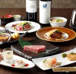 【120分飲み放題付】◆特撰黒毛和牛ロース＆モモステーキ会席コース｜＜誕生日・記念日に＞全7品