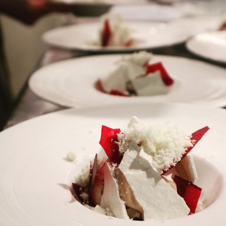 Christmas dinner course