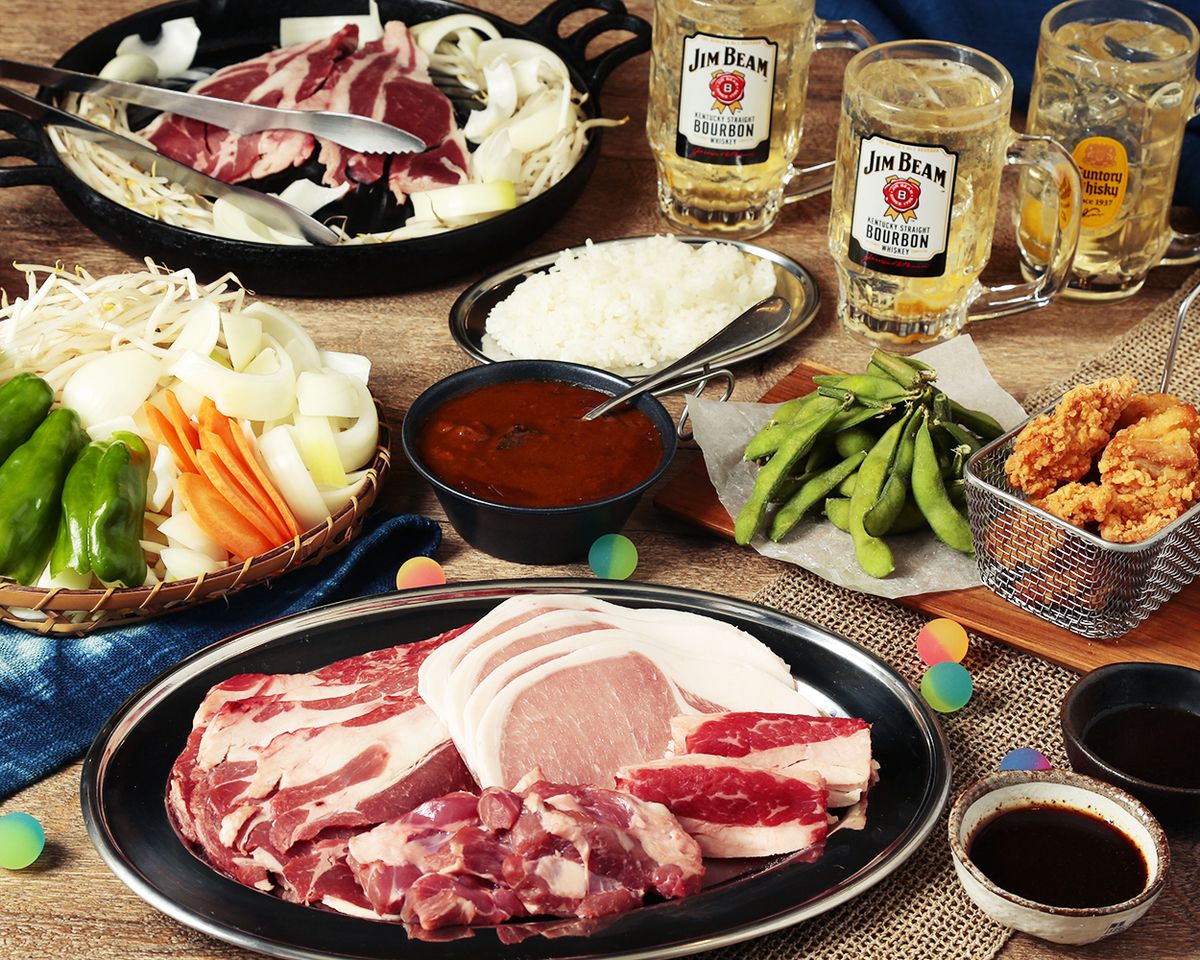 ジンギスカン食べ放題＆飲み放題女性　6,300円