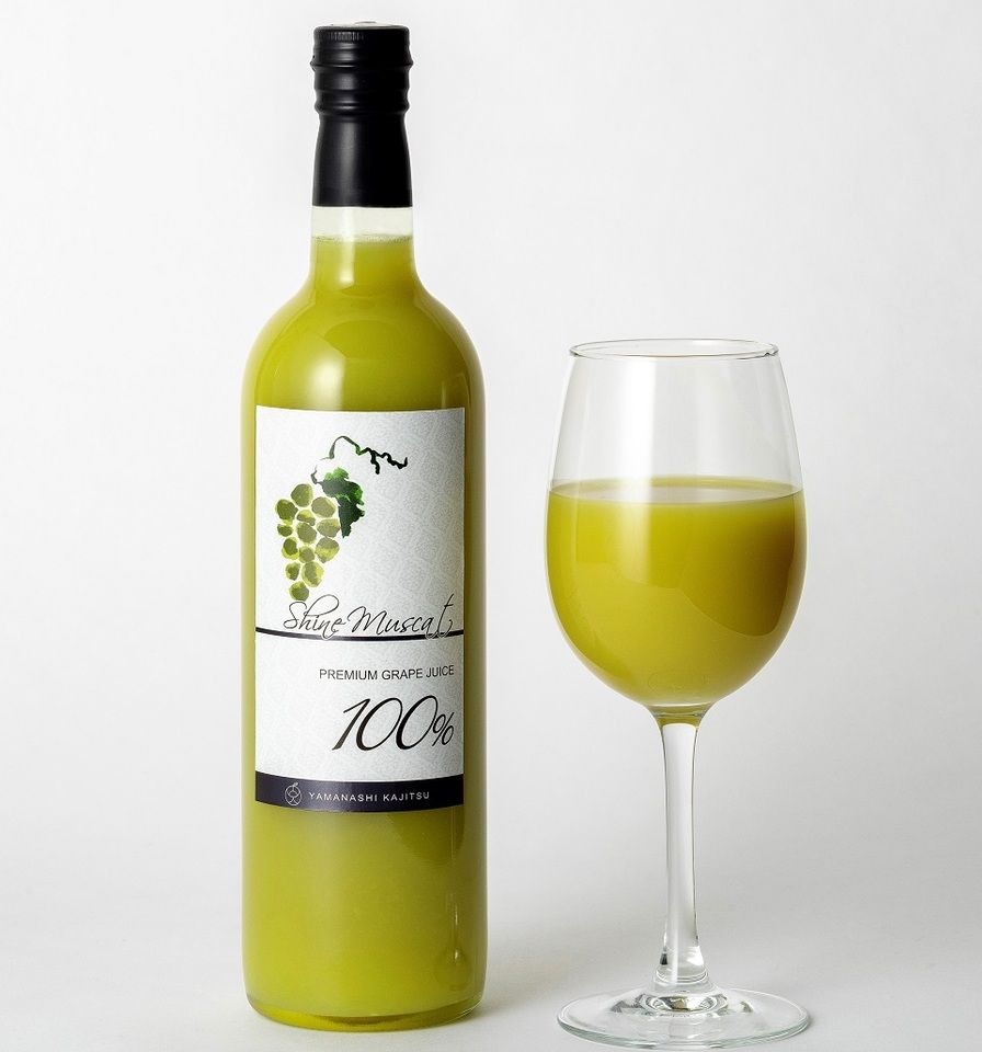 【TAKE OUT】山梨果実 プレミアム100％葡萄ジュースシャインマスカット