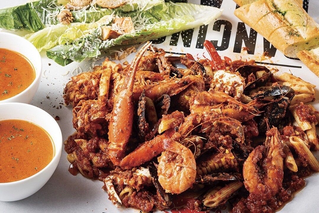 Crab & Shrimp Lunch course ¥3500 per person