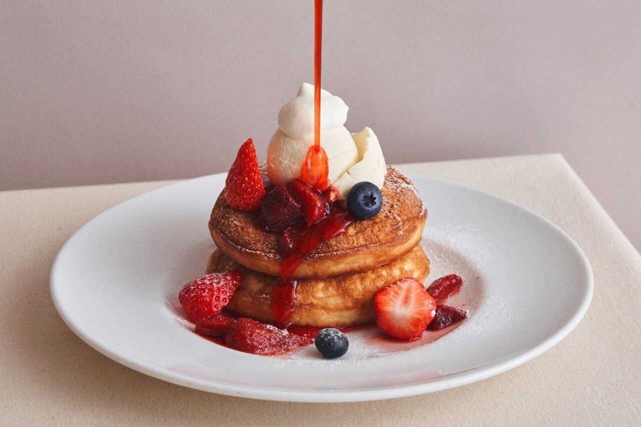 飲品套裝 / 漿果奶油芝士煎餅