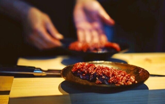 [Wagyu beef and sake pairing course]