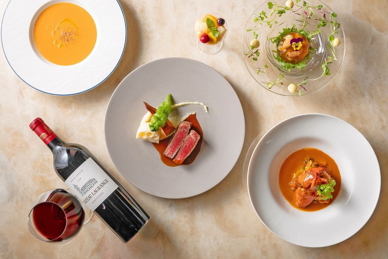 【望海山フルコース】素晴らしい夜景で特別なディナーを演出★～シェフが贈る望海山フルコース～★（ホールケーキご希望の方は記念日コースをご利用ください。）