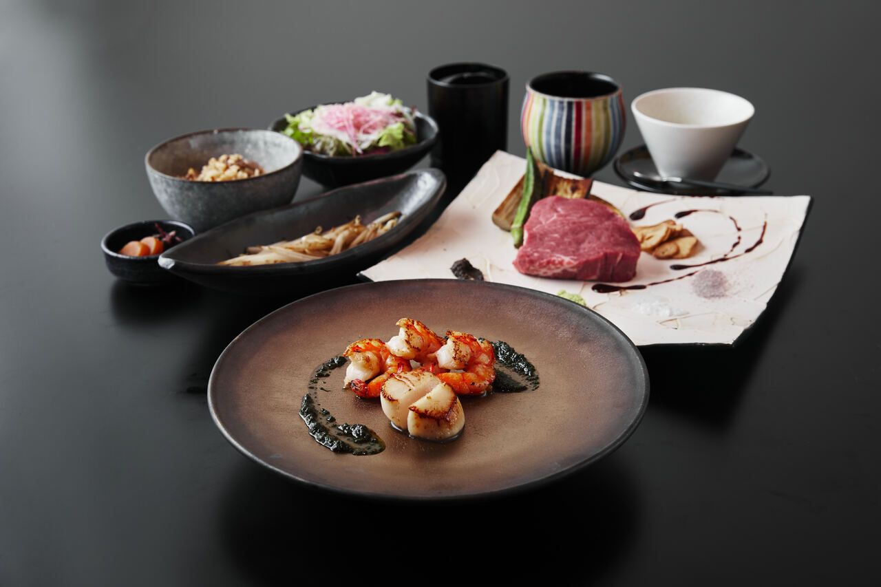 Fillet Steak & Seafood Teppanyaki Lunch