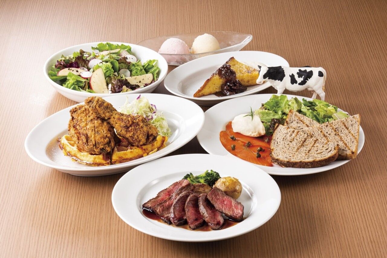 【会食にオススメ3,500円→3,200円】お好きな前菜・メイン・デザートが選べるプリフィックスコース　全３皿
