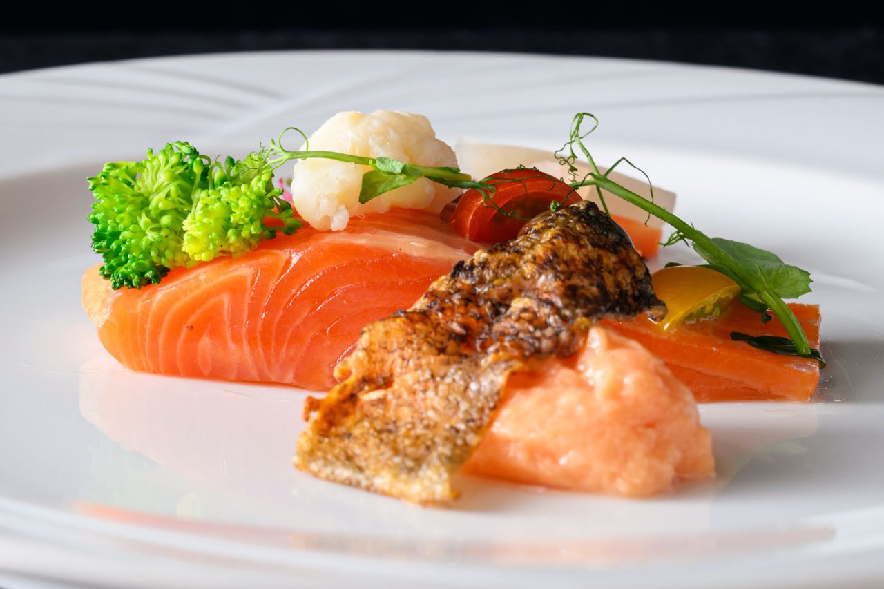 ランチ限定【エクサラン】ビジネスランチやご友人とのお食事に　オマール海老と仔羊8,800円☆個室有