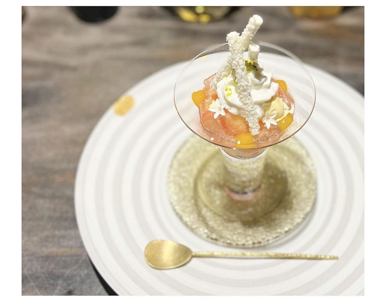 Summer omakase course + non-alcoholic pairing