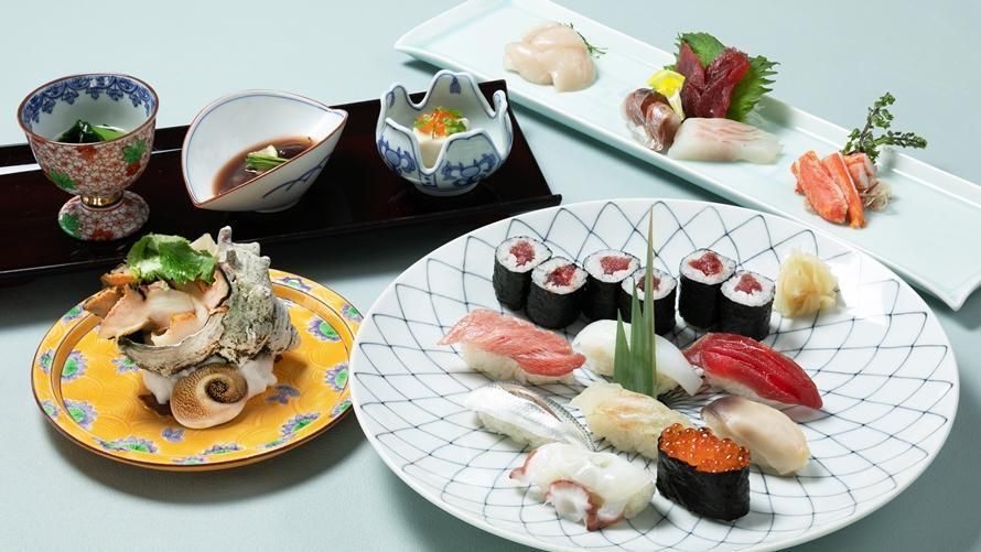 寿司カウンター席/寿司コース「かがやき」　￥12000(13％サービス料別)
