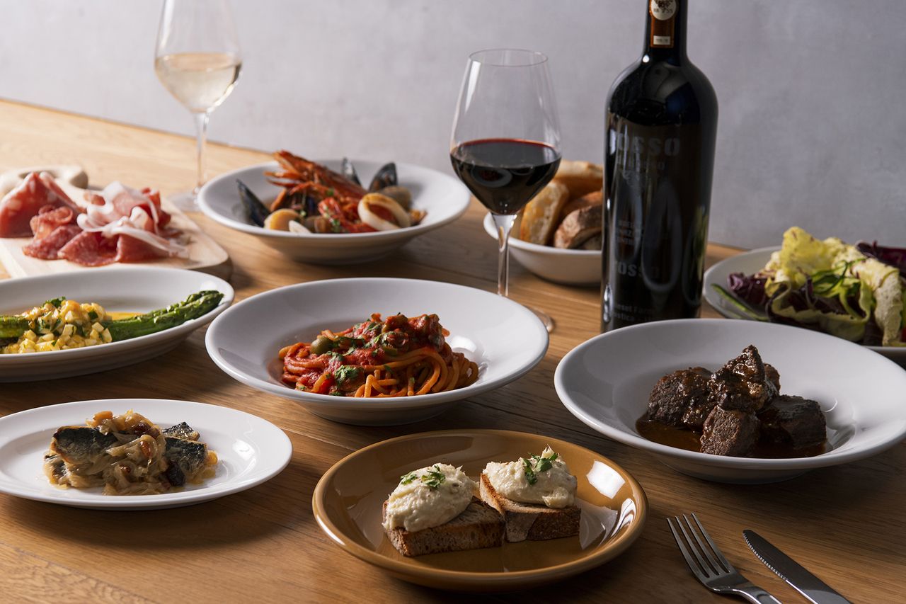 Dinner course featuring our signature menu available exclusively online