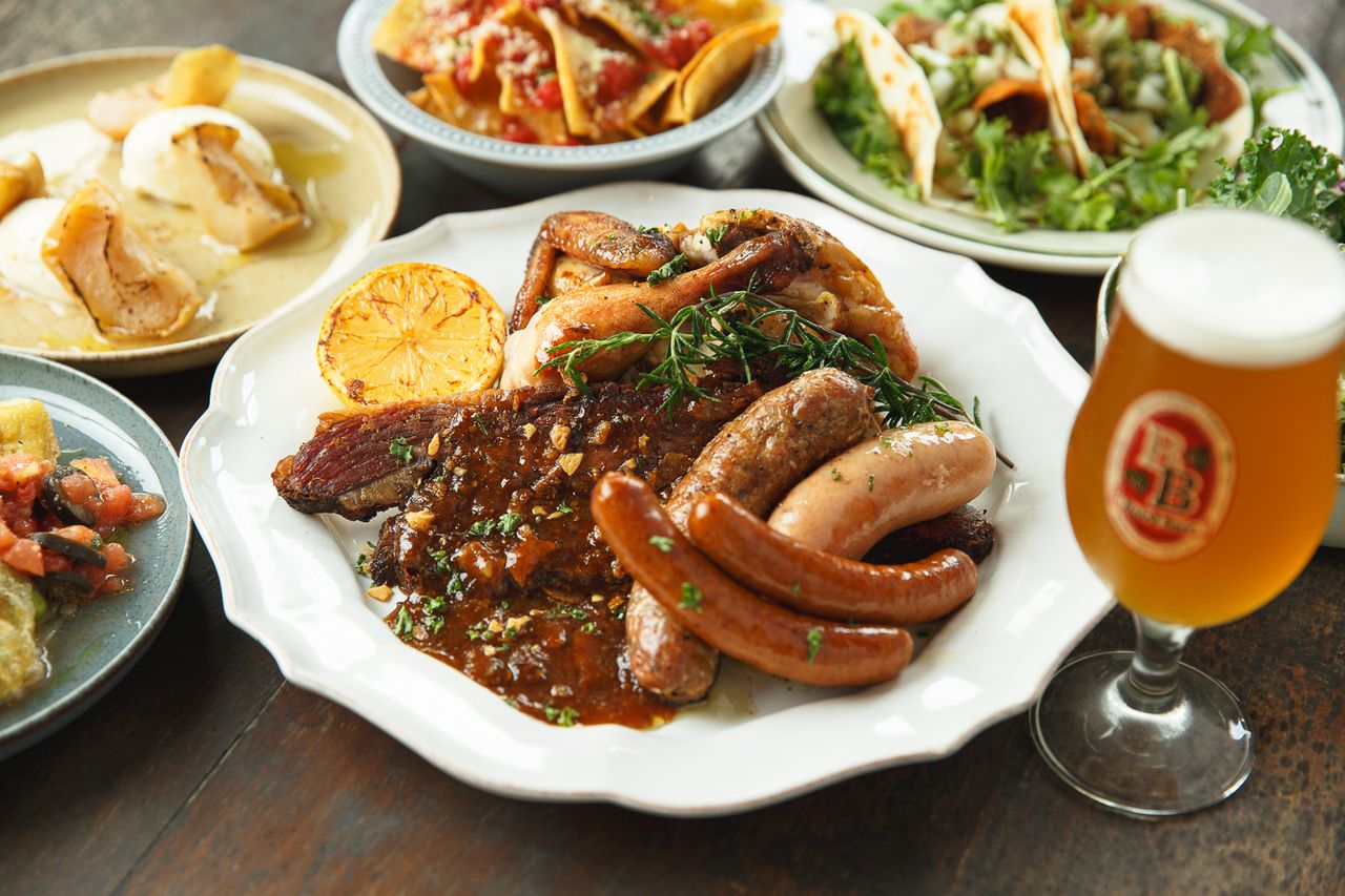 [Dinner] [2 hours all-you-can-drink included] "Beef brisket & roast chicken" meat platter + pasta course