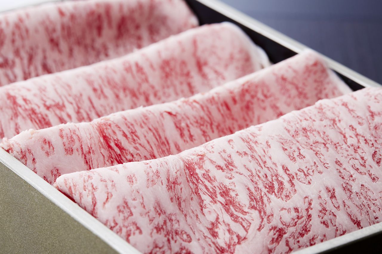 Omi beef shabu-shabu lunch