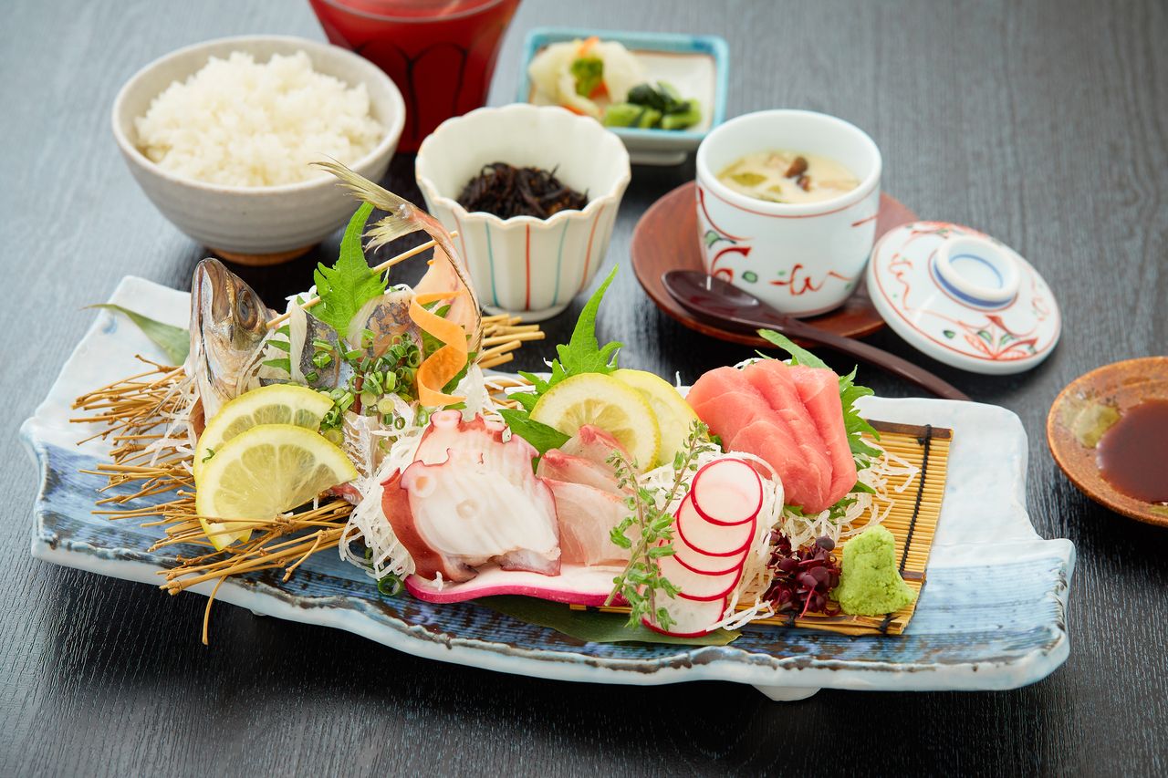 Specially selected 5 kinds of sashimi set meal