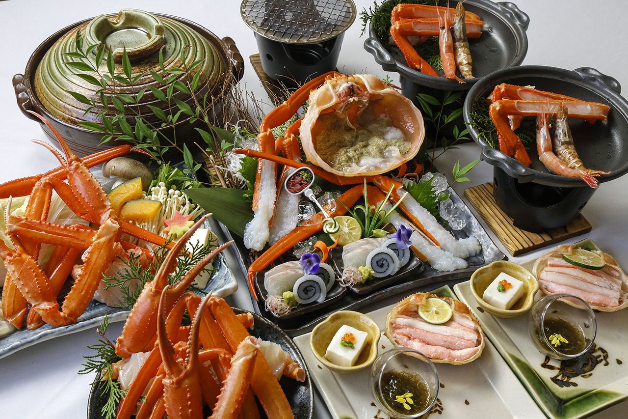 タグ付き 活香住蟹フルコース（オールインクルーシブ）