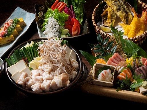 【ご会食/ご宴会】番屋特製もつ鍋コース （全8品）2時間飲み放題付6000円