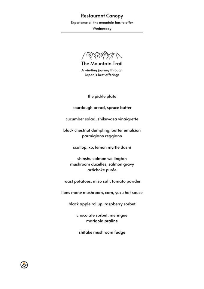 11 Course Dinner - Wednesday