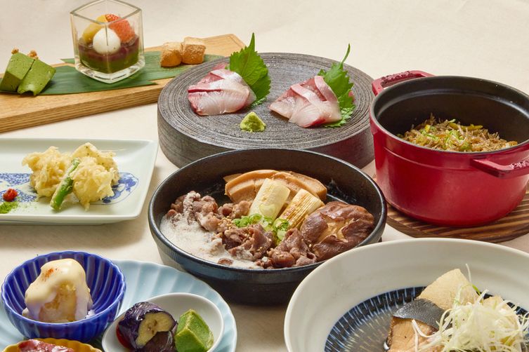  師走の宴＜結＞全9品　刺身2種／甘味3種付き！お食事のみ　5,500円