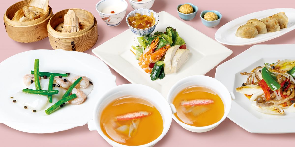 [Lunch] Higashiyama course 7 dishes including 4 kinds of cold dishes,  mini shark's fin soup, and beef