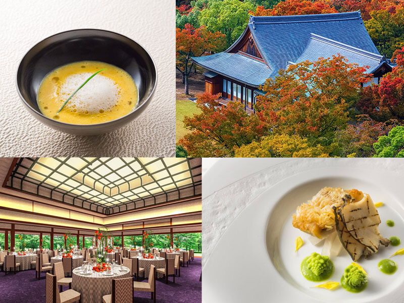 【大阪城西の丸庭園入場券付】ランチフルコース