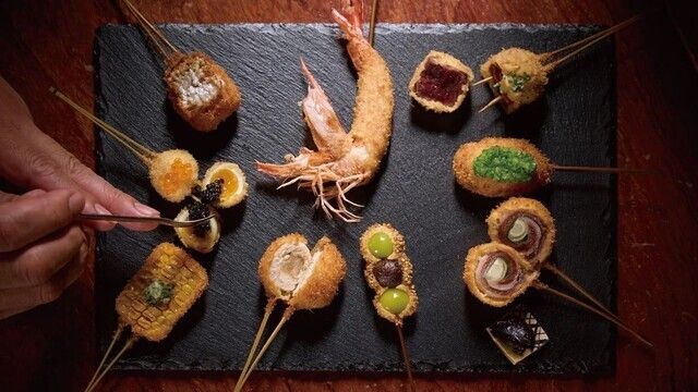 [Stop-order skewered course from 5,500 yen] Enjoy skewered fried foods that make the most of the quality of the ingredients