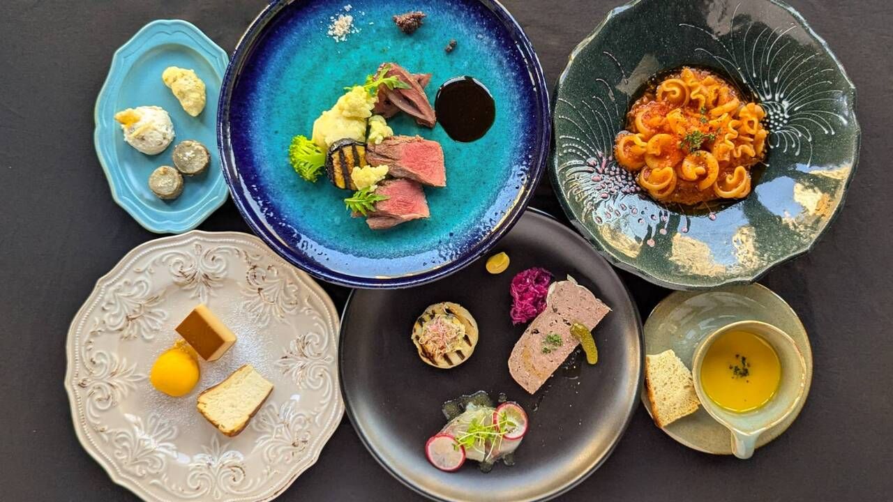 全６皿プリフィックスコース：パスタとメインは好きなものを選べるカジュアルコース