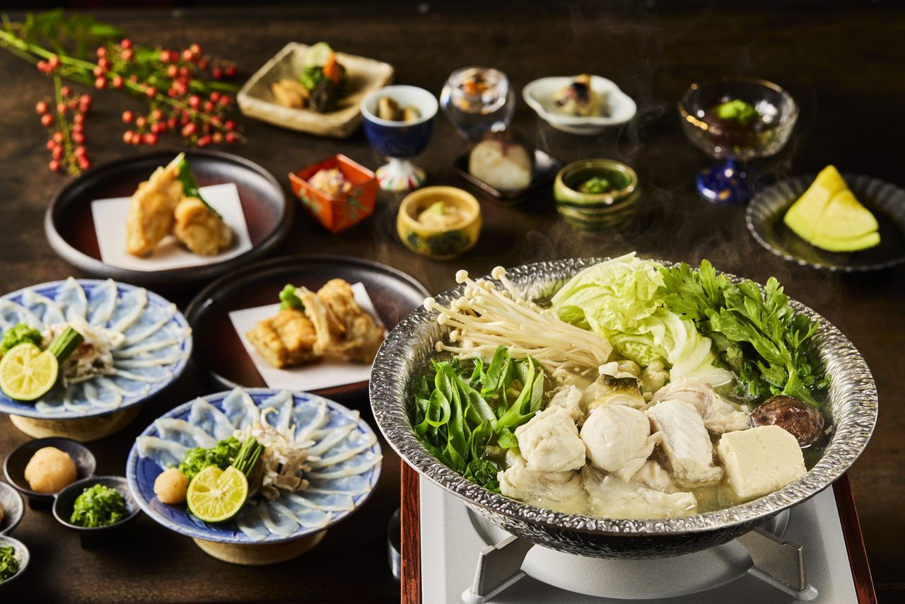 冬時の鍋 「虎河豚ちり鍋」