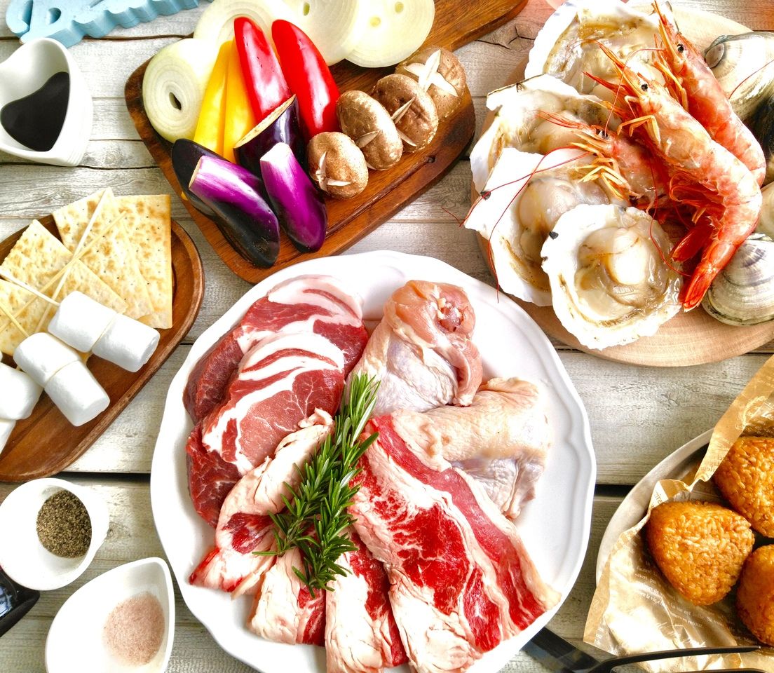 【ビーチBBQプラン】ウッドデッキエリア