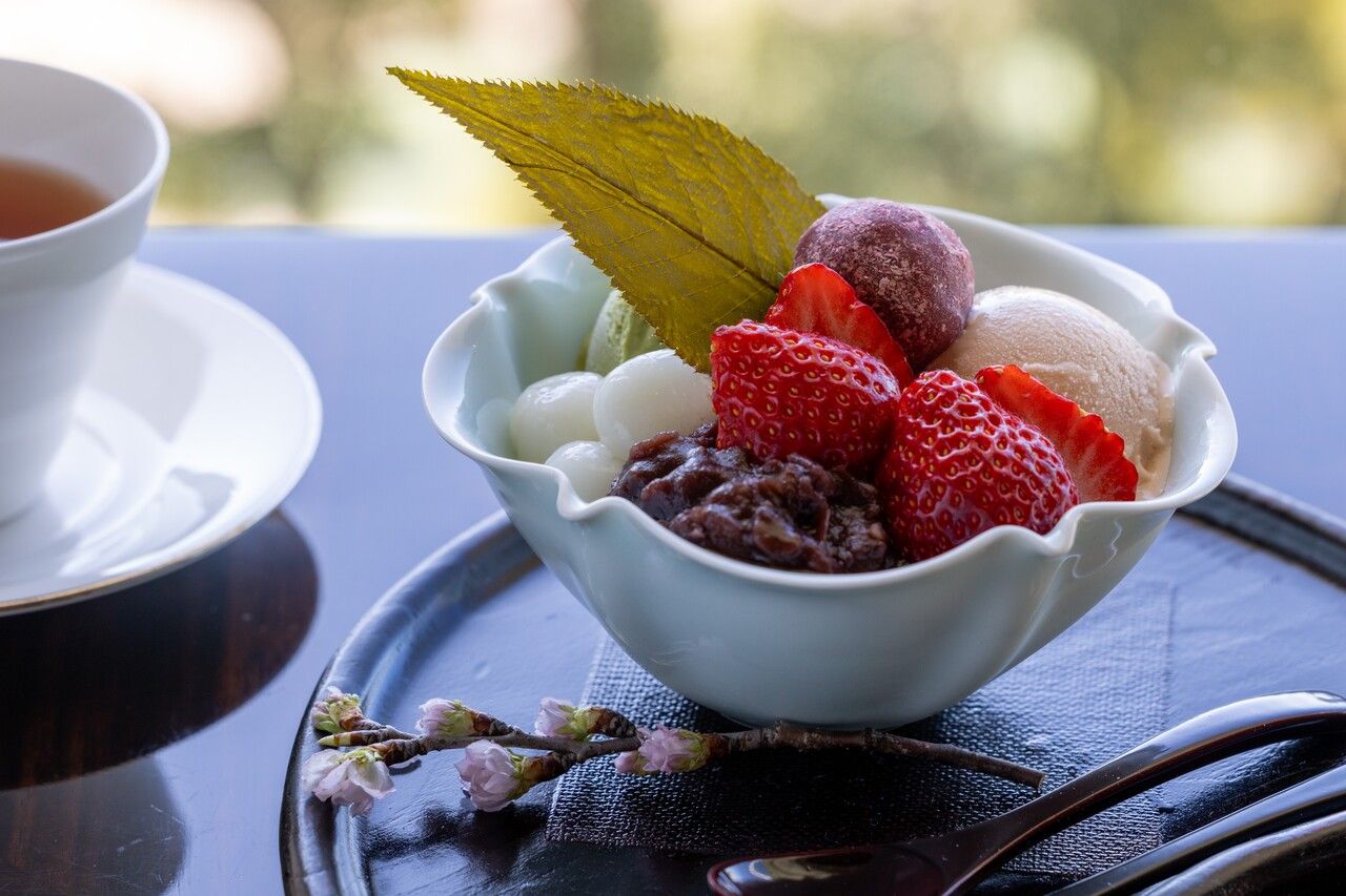 【3月～】桜あんみつ （ディナータイム／店内席／90分制）