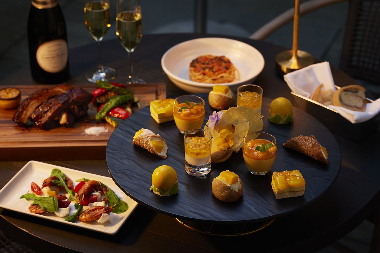 6月スタート！【Mango Terrace Dolce Vita+Champagne Free Flow】（バーカウンター＆テラス限定）