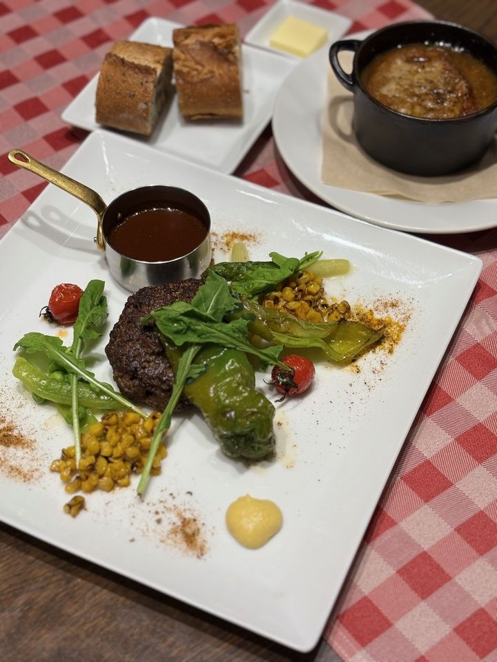 [Lunch set: Appetizer] Choose your appetizer + choose your main + bread + coffee
