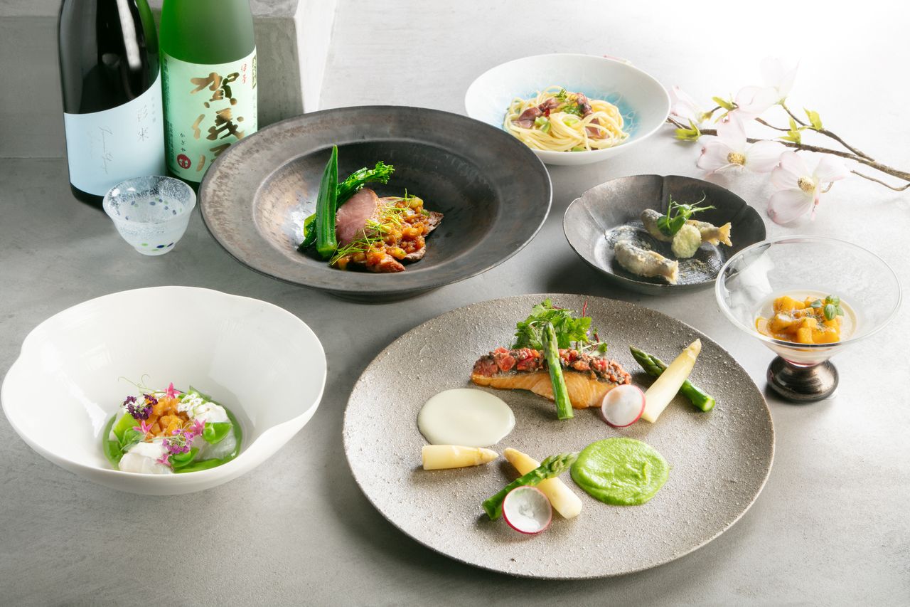 Seasonal recommended courses and pairings