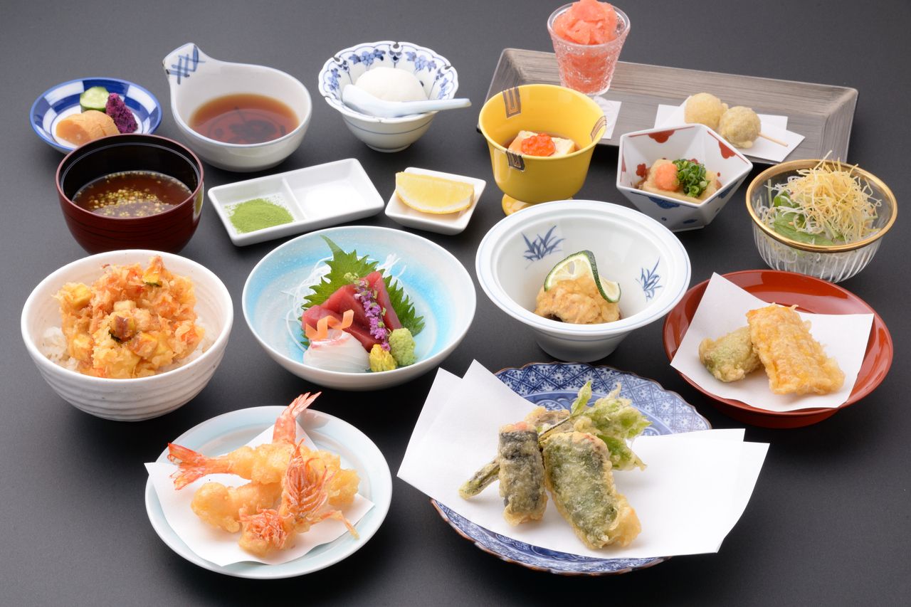 天妇罗怀石套餐「ARASHIYAMA」