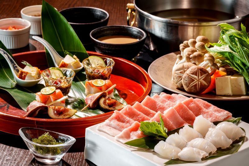 全室個室のおもてなし期間限定メニュー　～和彩美食～琉球食材とアグー豚のしゃぶしゃぶコース