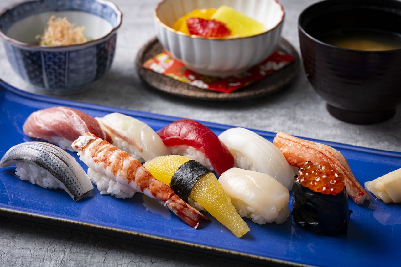 Weekday-Only Private Room Plan — Plan A: (Sushi Set