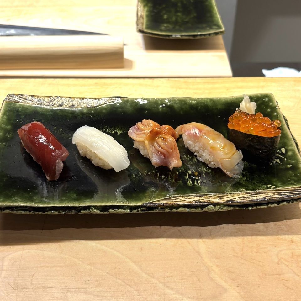 Omakase course: 16,500 yen