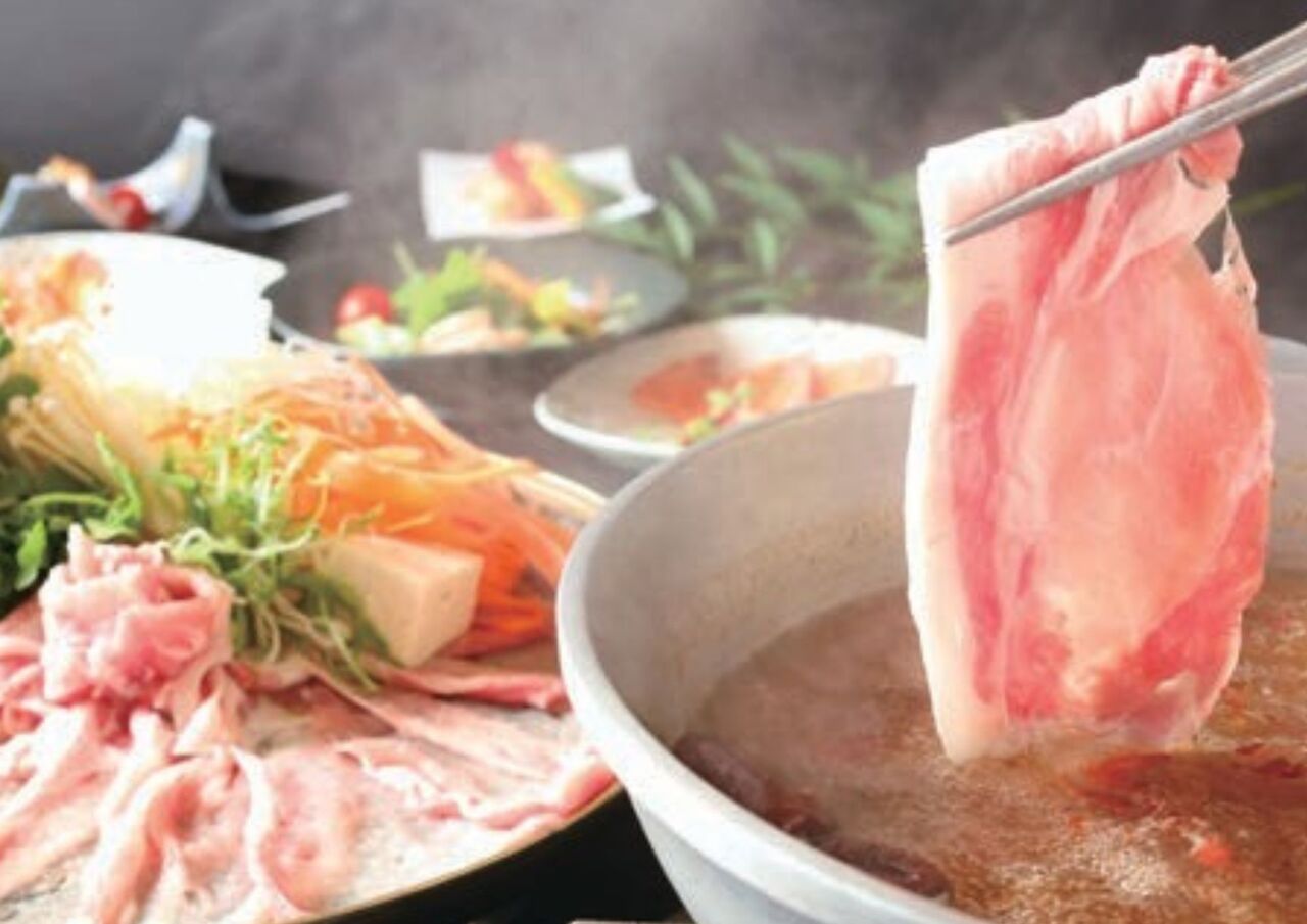 さくらポークつゆしゃぶコース