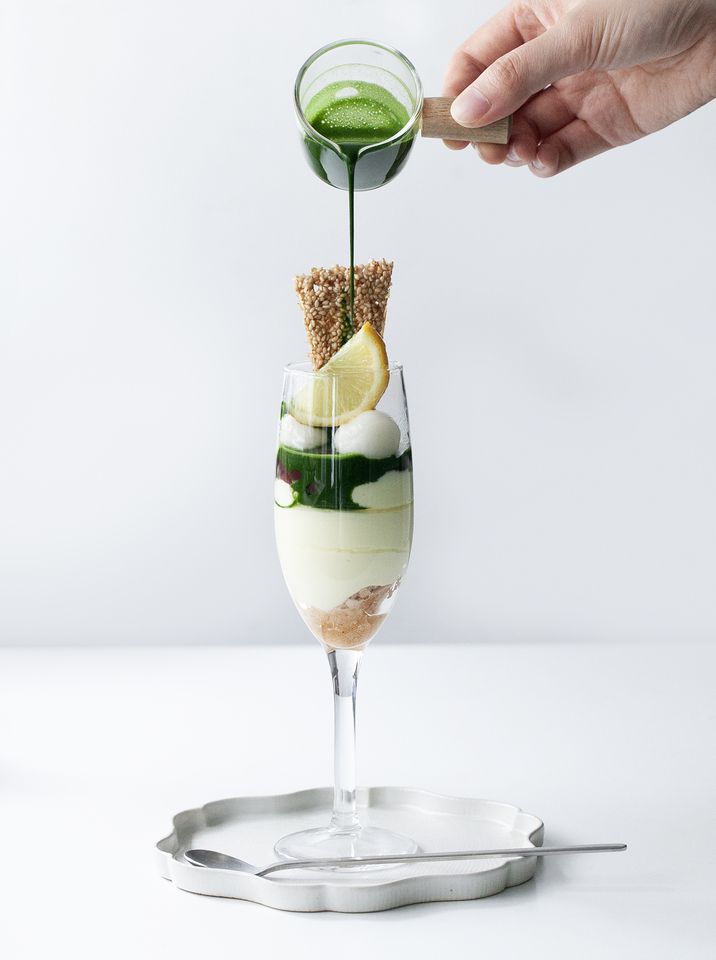 Sonogi Matcha and Lemon Crème d'Anjou