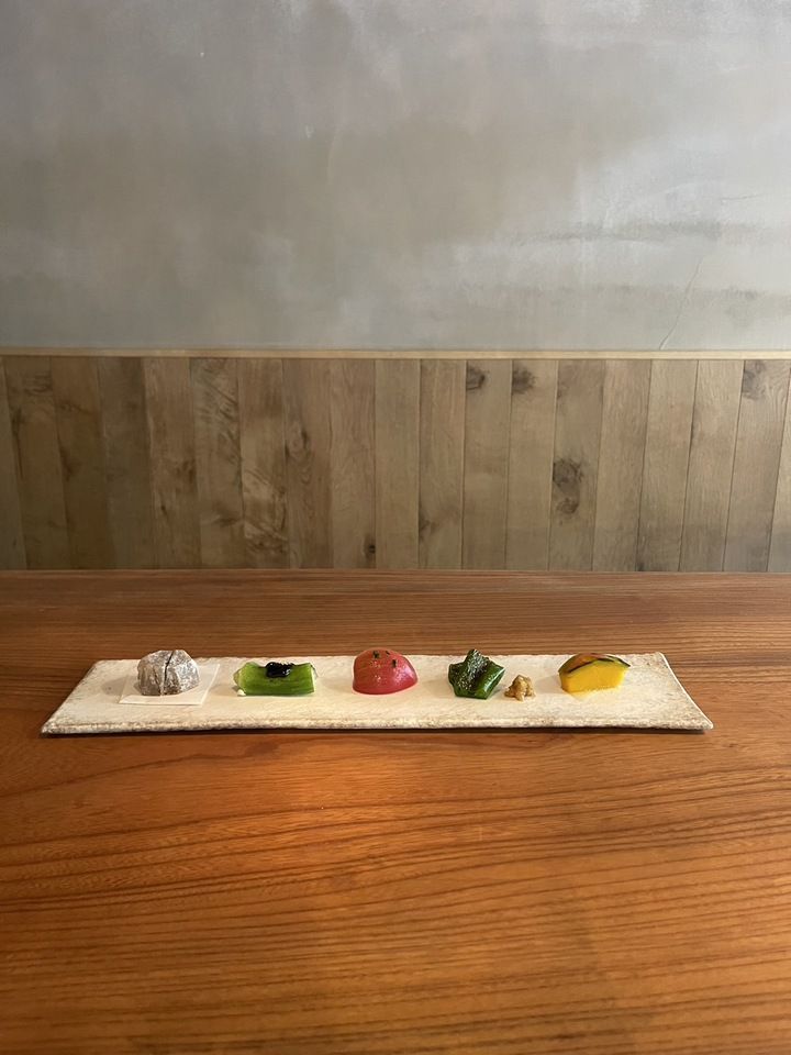 ８ courses made with the chef's passion