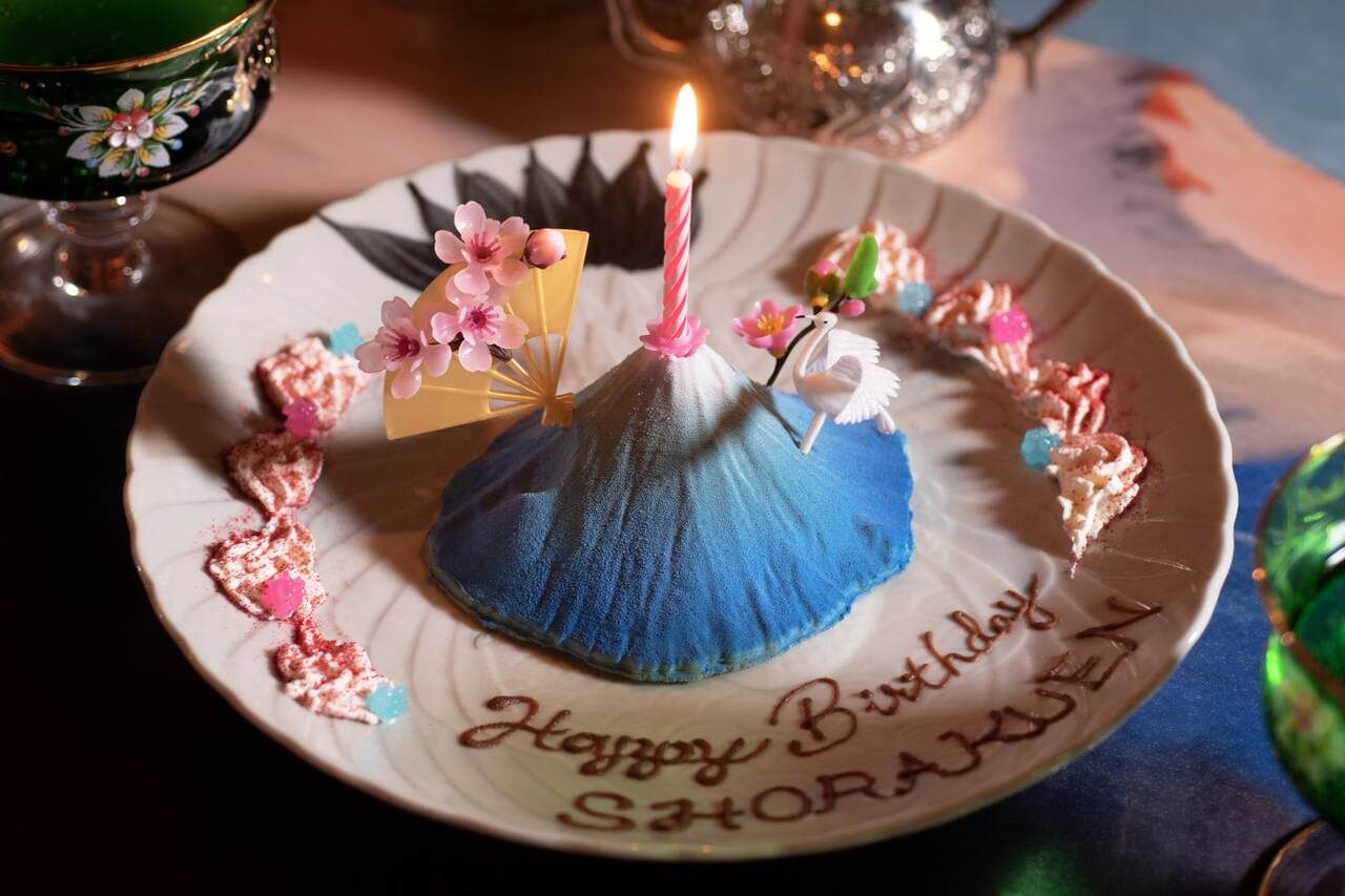 山菓子バースデープレート