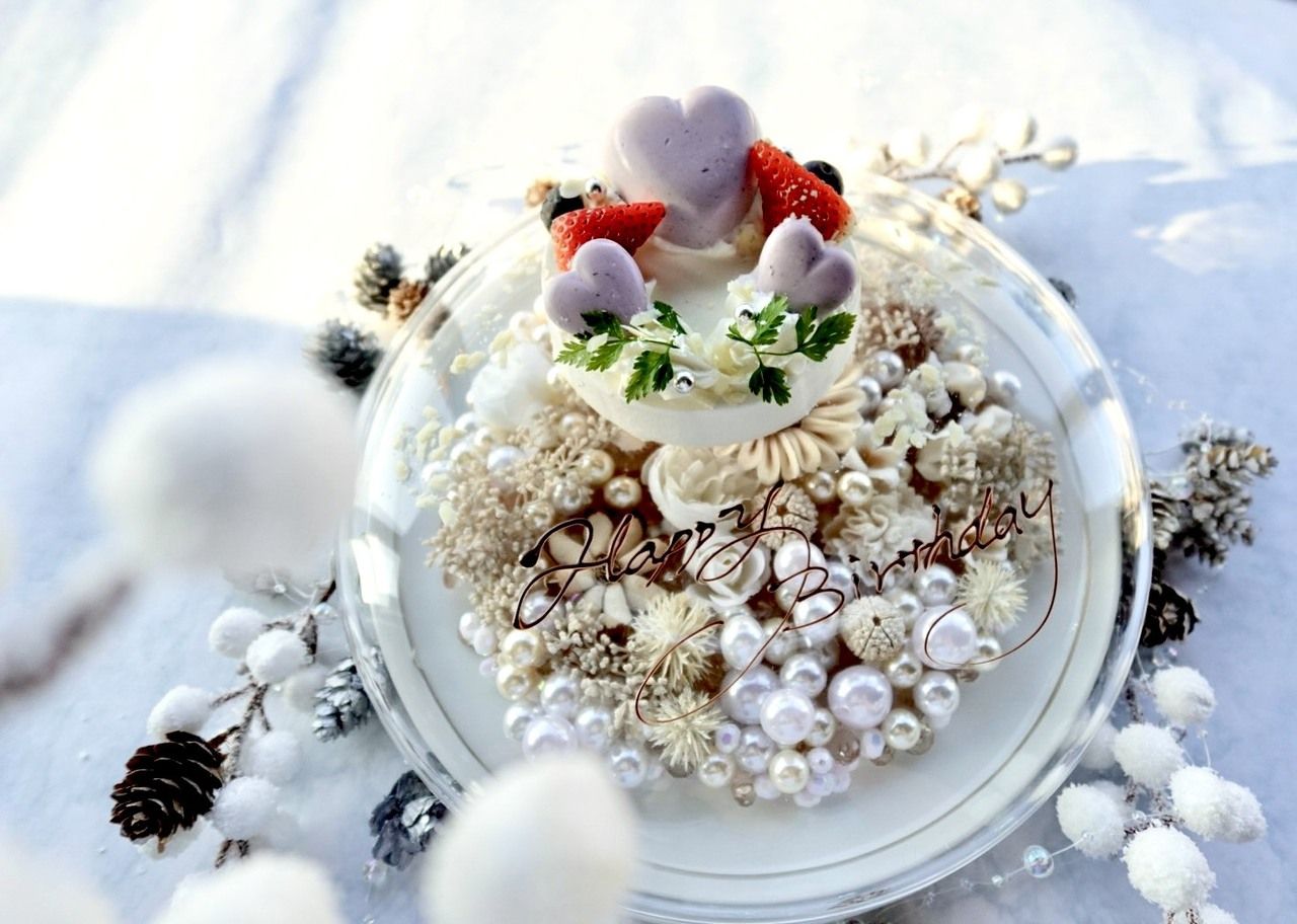 【12월 한정_특별 코스】 소중한 사람에게 주는 “31일간 한정”특별 탄생 색 케이크” 첨부 코스~물망미~