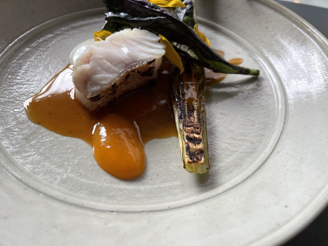 Basic course (fish and vegetables)