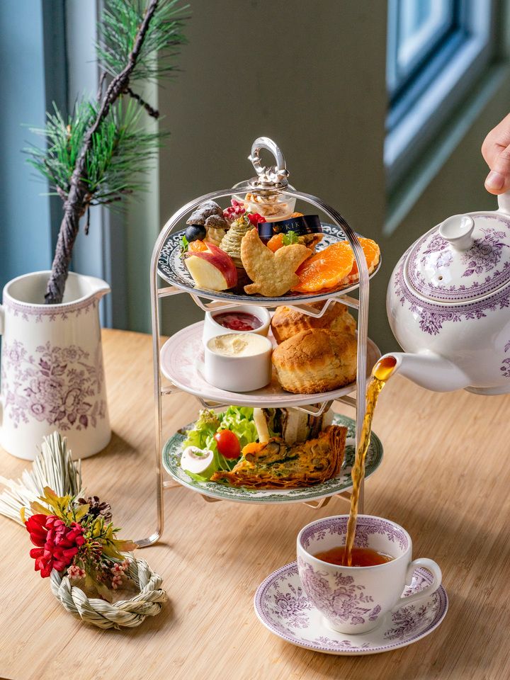 [2025/12/26~2026/1/13まで]KIKI’sアフタヌーンティーセット「新春来福」（午後の部）