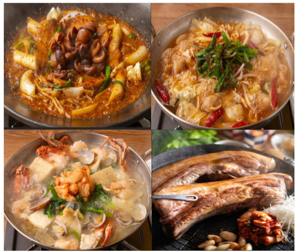 歓送迎会に✰120分飲み放題付き ✰選べる鍋で楽しむ韓国グルメ満載の大満足「セレクト鍋コース」4,800円