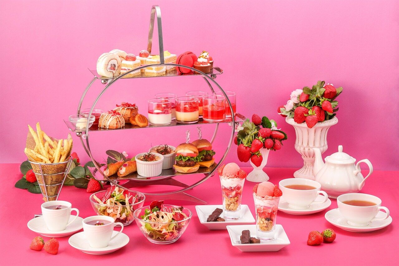 【2026年1月5日～・120分制】ストロベリーアフタヌーンティーセット