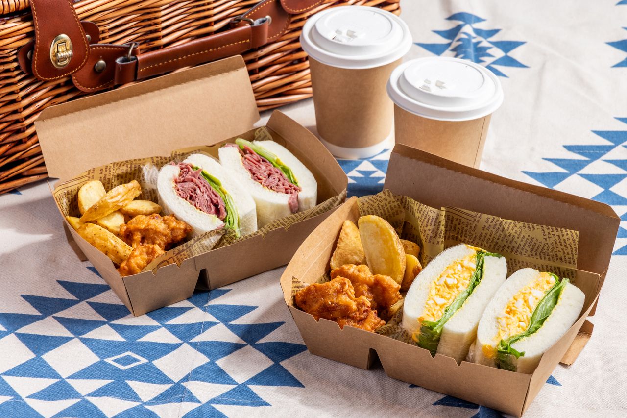 【무성한 잔디밭에서 우아한 아침 식사를 ♪】 MORNING 피크닉 세트