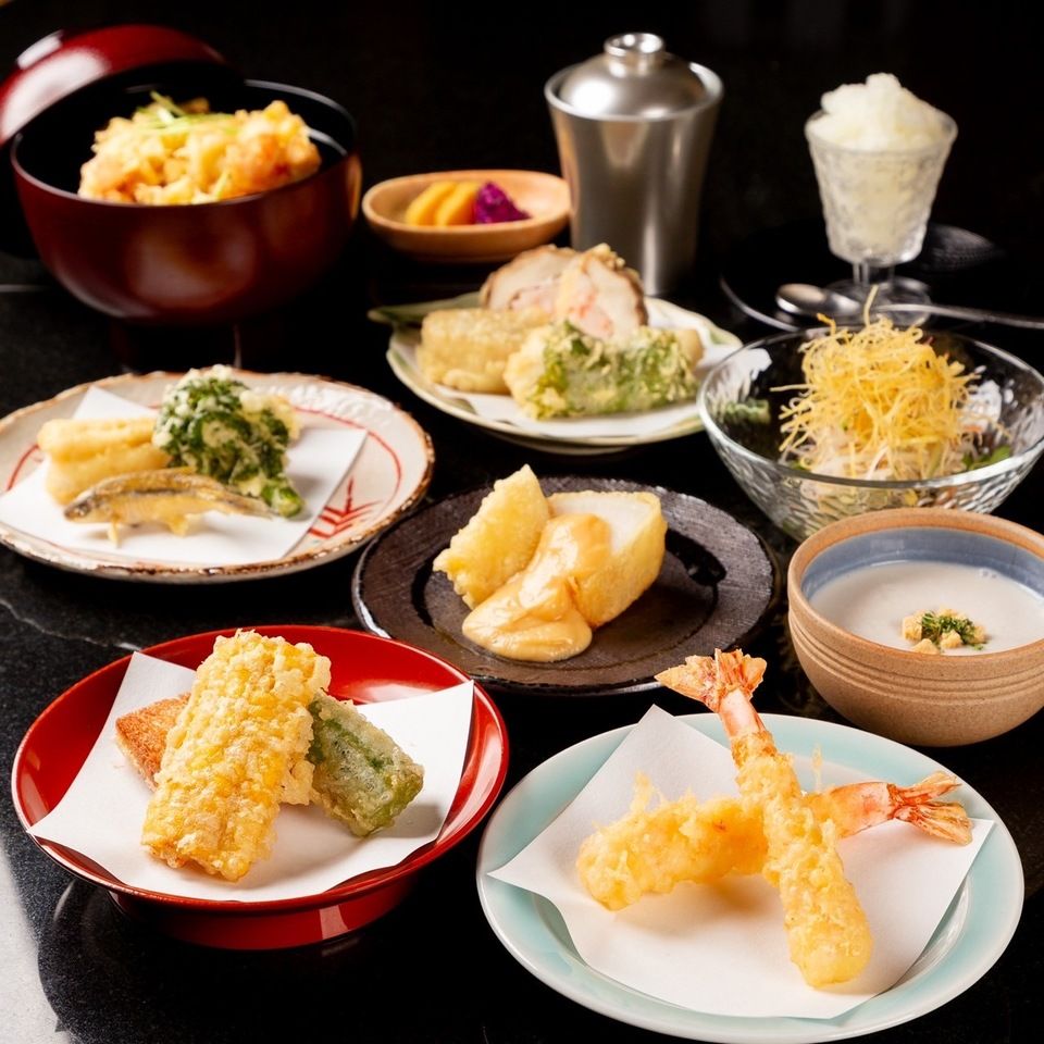 お昼の天ぷらコース『葵』