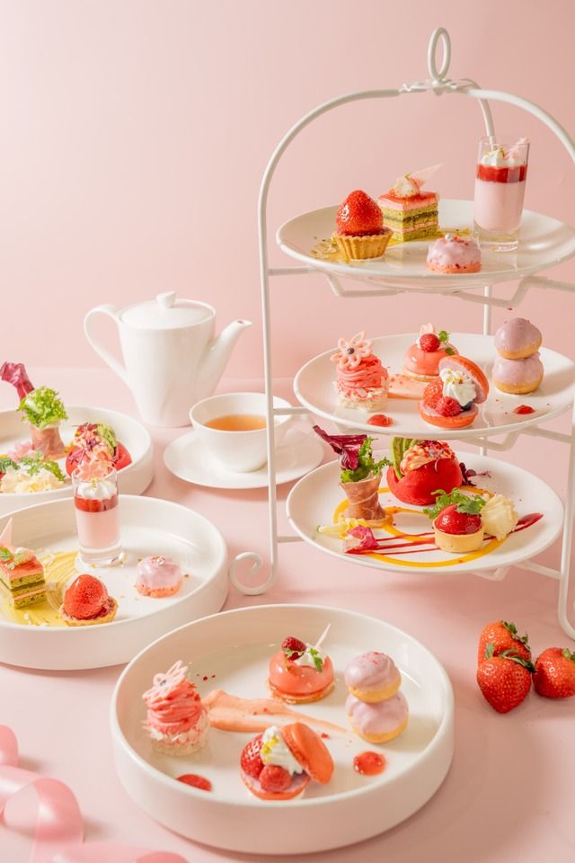 Strawberry Afternoon Tea Set
