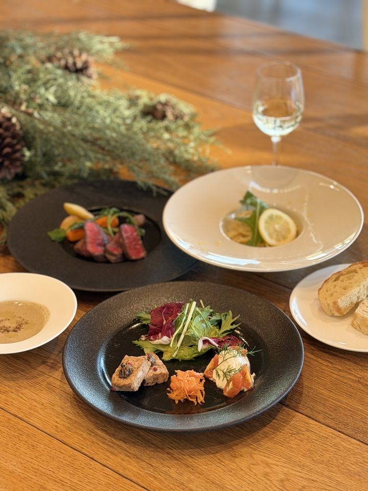 X'masランチコース②（サービススパークリング＋お料理5品＋デザート盛り合わせ＋食後のドリンク）