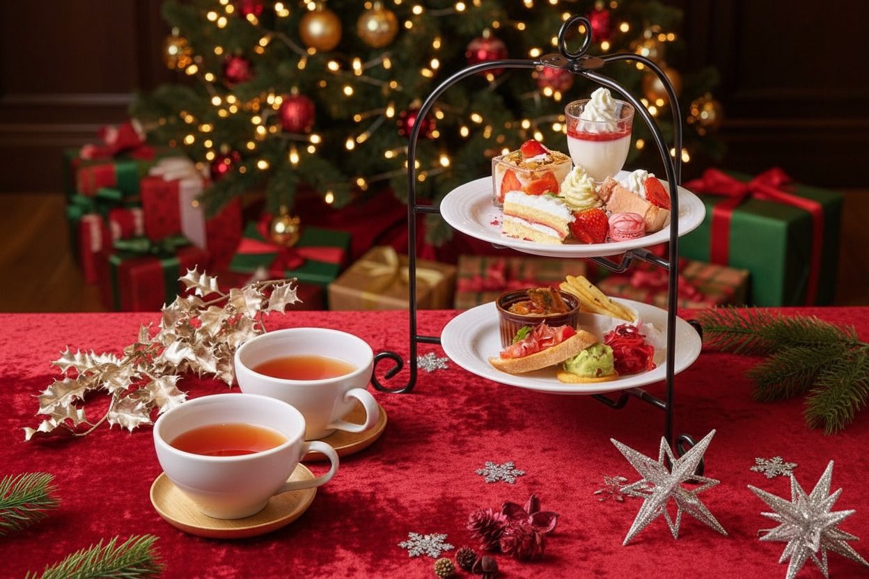 [AtoZcafe★Winter Afternoon Tea] Enjoy the taste of seasonal fruits +tea free