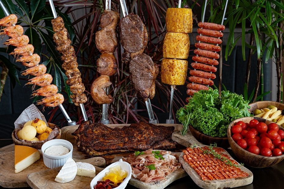 【開業6周年記念】1/6(火)・1/26(月)シュラスコ＆ハーフビュッフェ 　大人 8,800円 ⇒ 6,000円